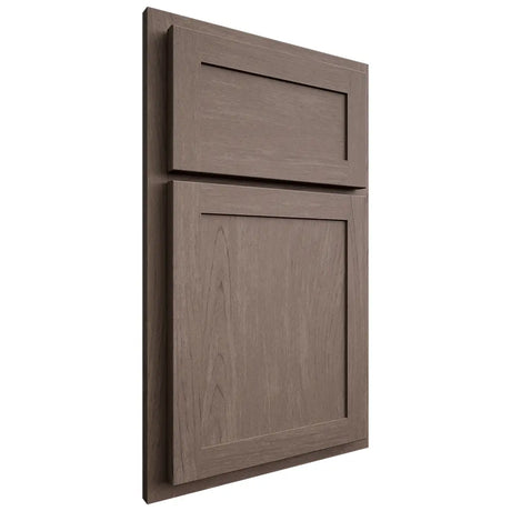 Shiloh Cabinetry Partial Overlay Malibu Poplar Plain Cut River Rock Door