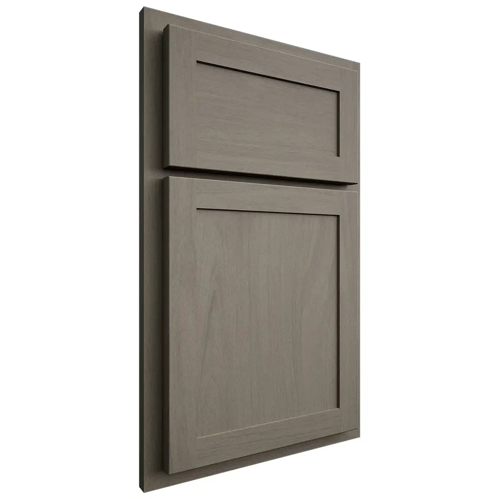 Shiloh Cabinetry Partial Overlay Malibu Poplar Plain Cut Thyme Door