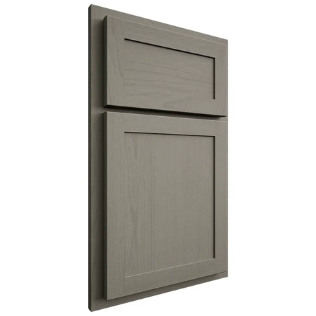 Shiloh Cabinetry Partial Overlay Malibu Walnut Plain Cut Thyme Door