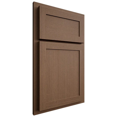 Shiloh Cabinetry Partial Overlay Malibu White Oak Quarter Sawn Autumn Door