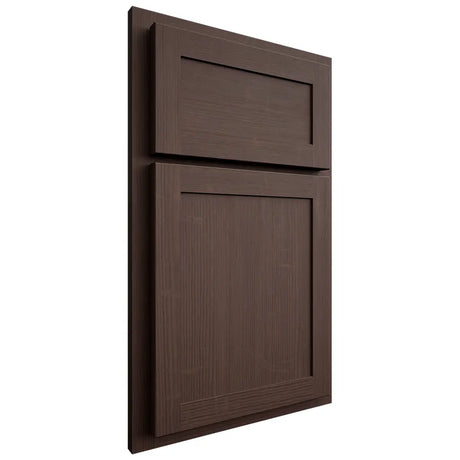 Shiloh Cabinetry Partial Overlay Malibu White Oak Quarter Sawn Dusk Door
