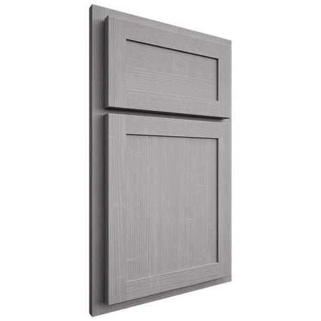 Shiloh Cabinetry Partial Overlay Malibu White Oak Quarter Sawn Stratus Door