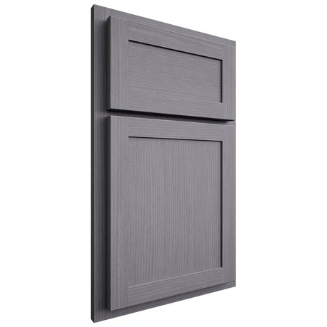 Shiloh Cabinetry Partial Overlay Malibu White Oak Rift Cut Cadet Door