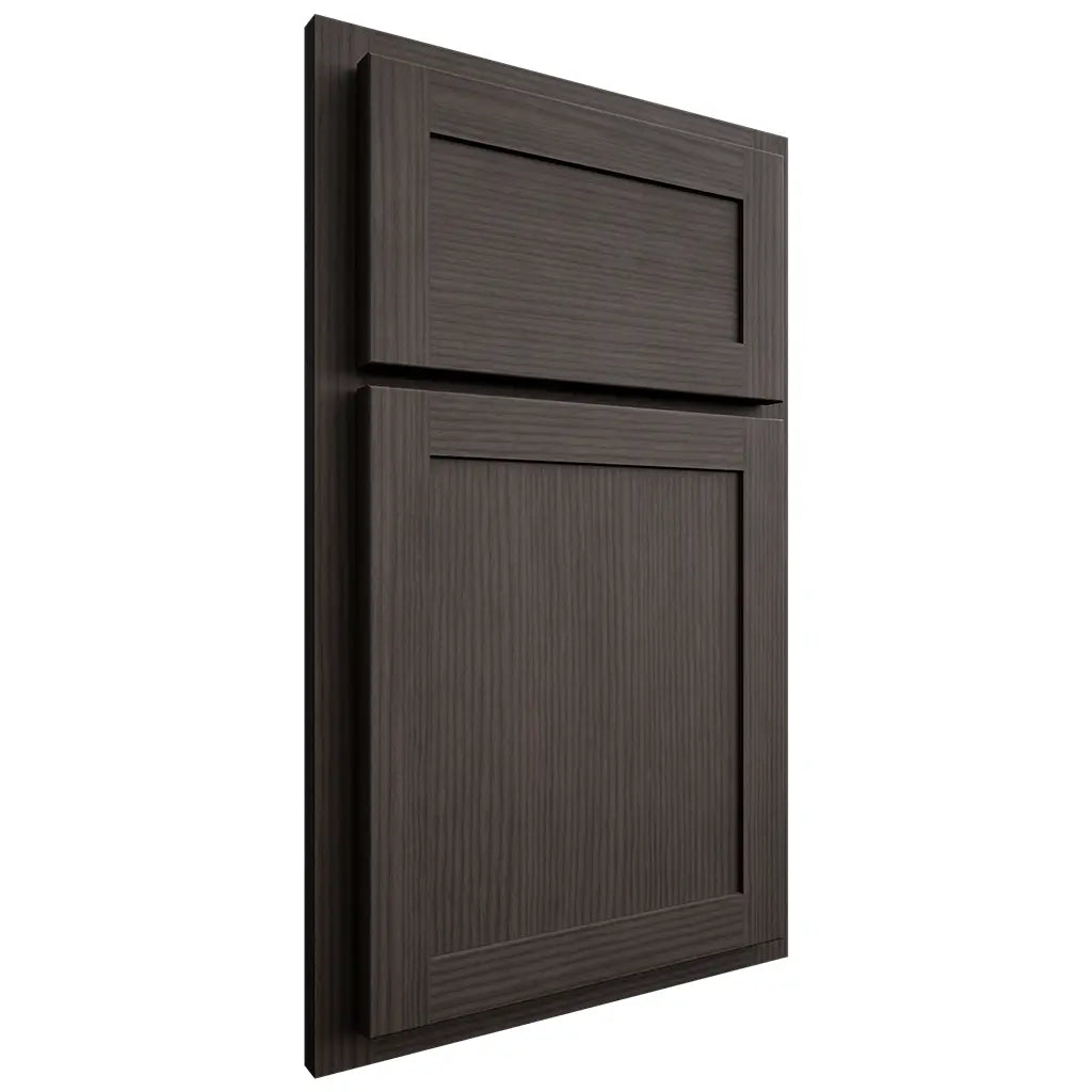 Shiloh Cabinetry Partial Overlay Malibu White Oak Rift Cut Creekside Door
