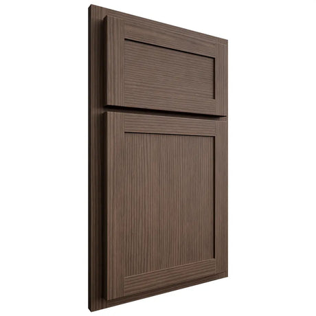 Shiloh Cabinetry Partial Overlay Malibu White Oak Rift Cut Mineral Door