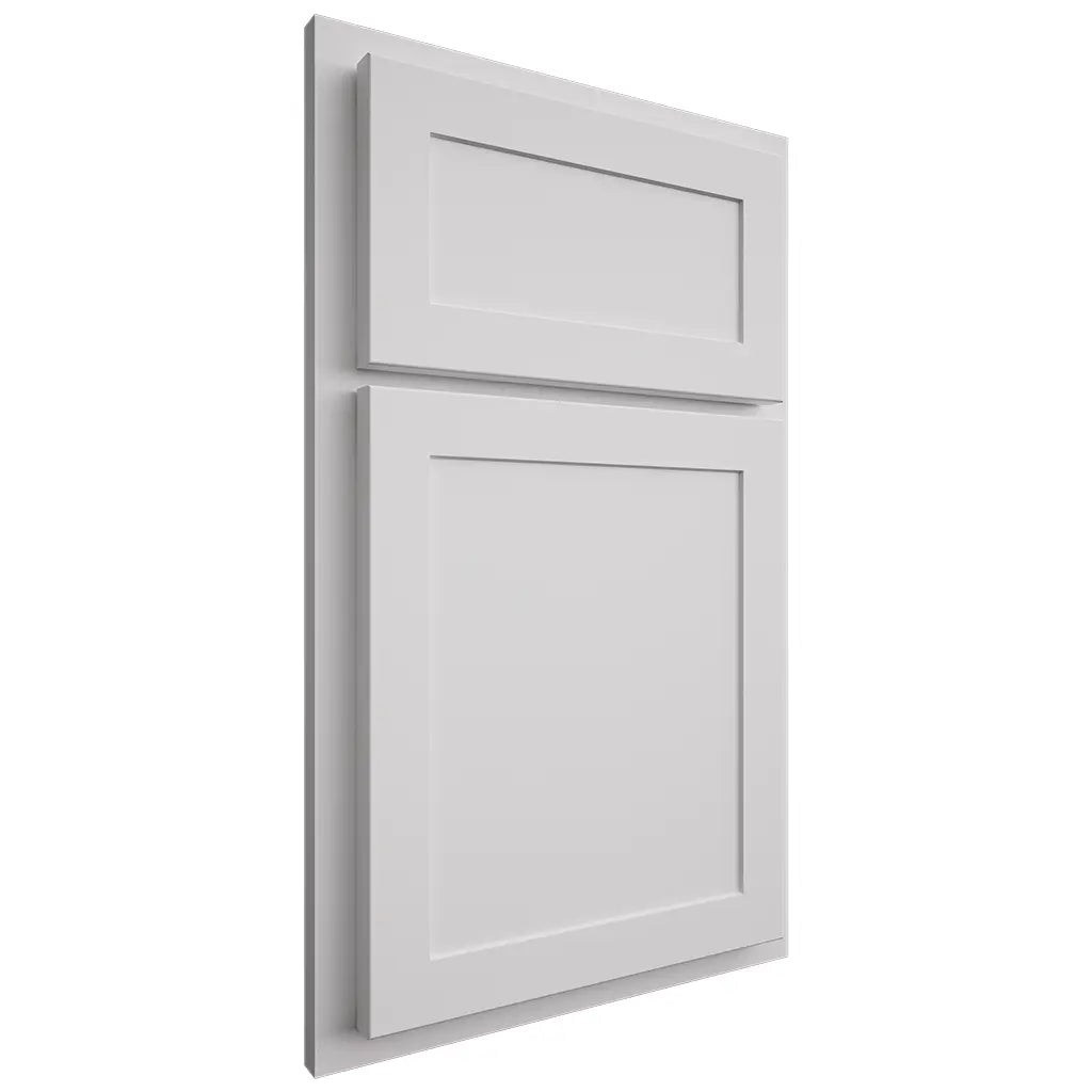 Shiloh Cabinetry Partial Overlay Malibu One Paintable Arctic Door