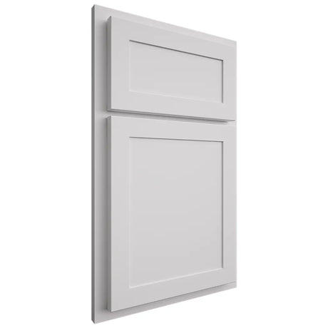 Shiloh Cabinetry Partial Overlay Malibu One Paintable Arctic Door