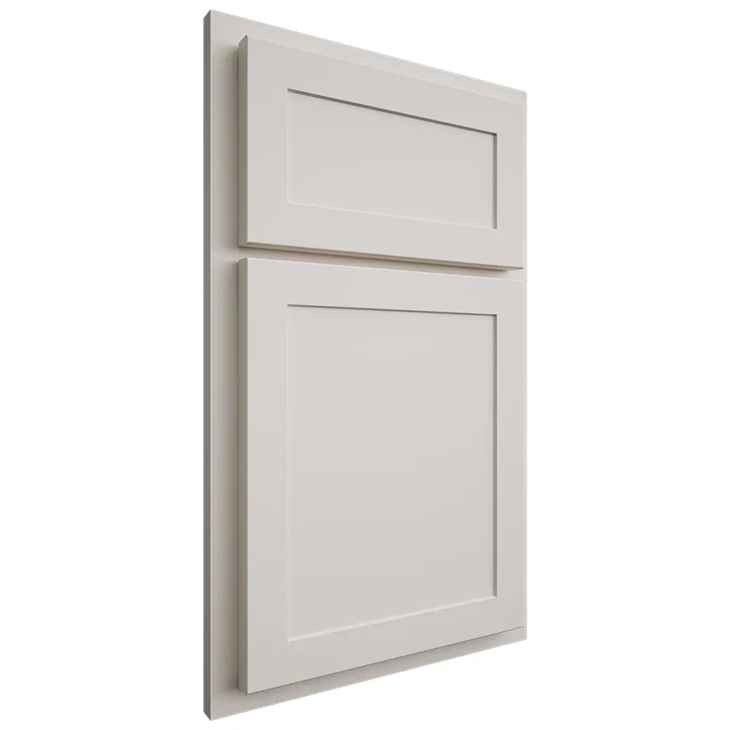 Shiloh Cabinetry Partial Overlay Malibu One Paintable Eggshell Door