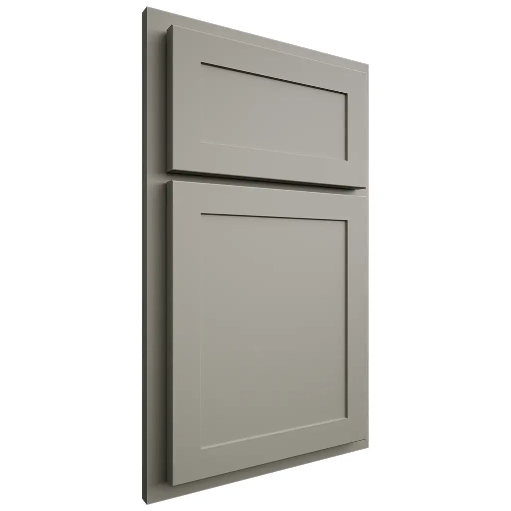 Shiloh Cabinetry Partial Overlay Malibu One Paintable Evergreen Fog Door
