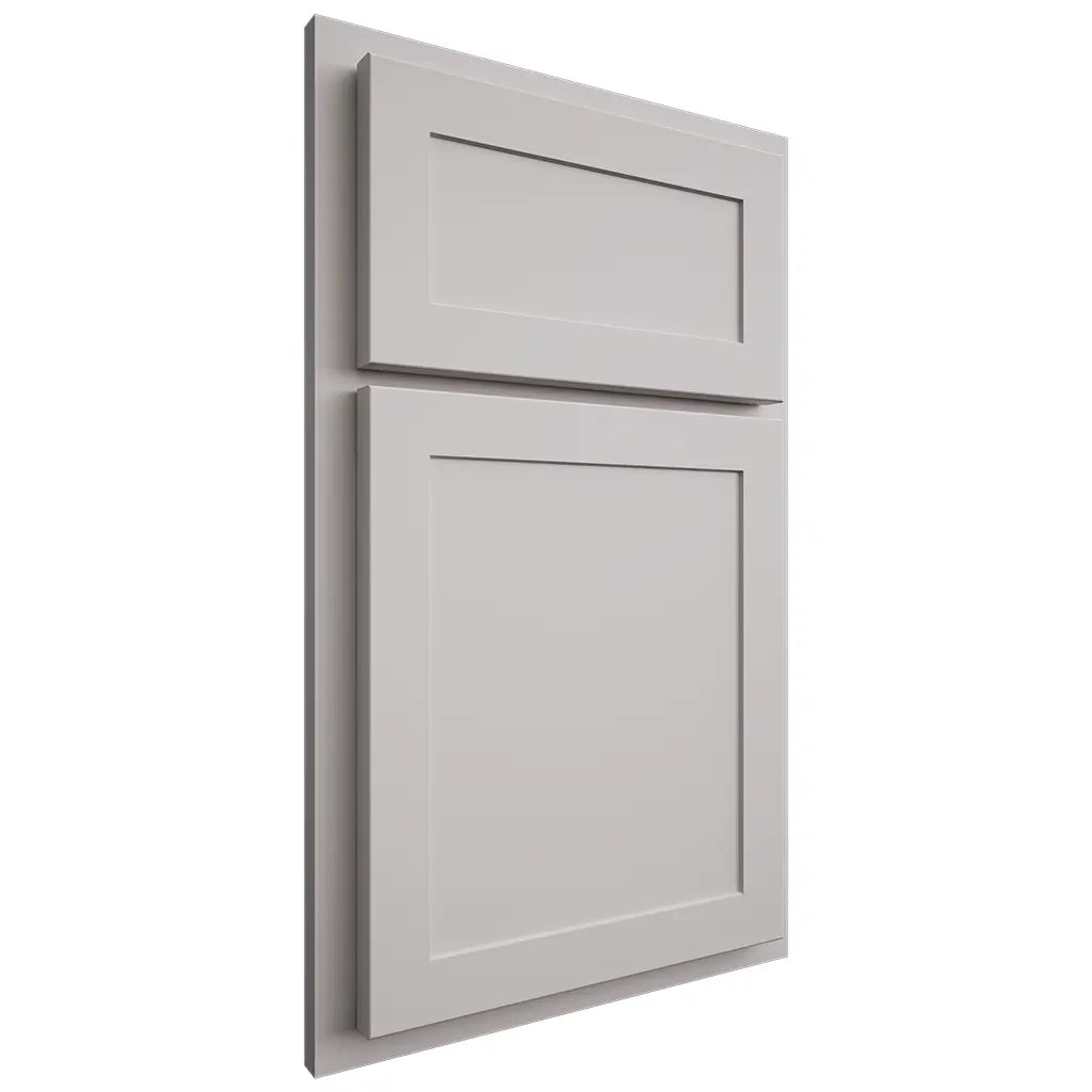 Shiloh Cabinetry Partial Overlay Malibu One Paintable Light French Gray Door