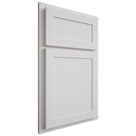Shiloh Cabinetry Partial Overlay Malibu One Paintable Pure White Door