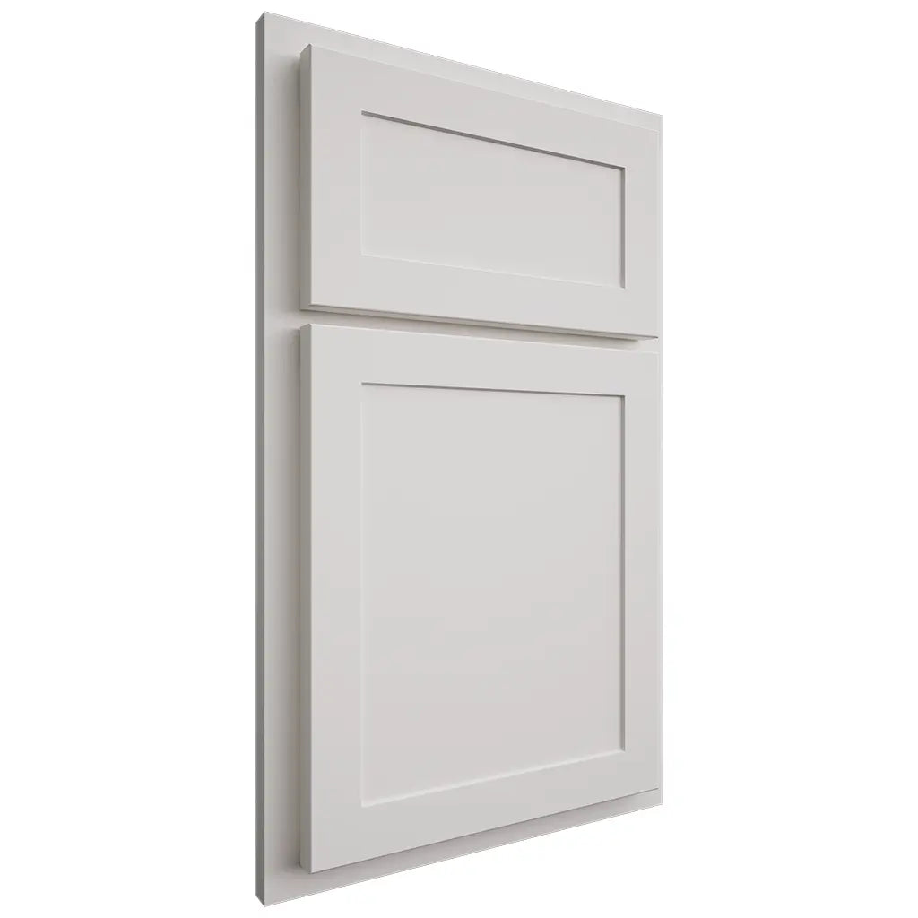 Shiloh Cabinetry Partial Overlay Malibu One Paintable Soft White Door