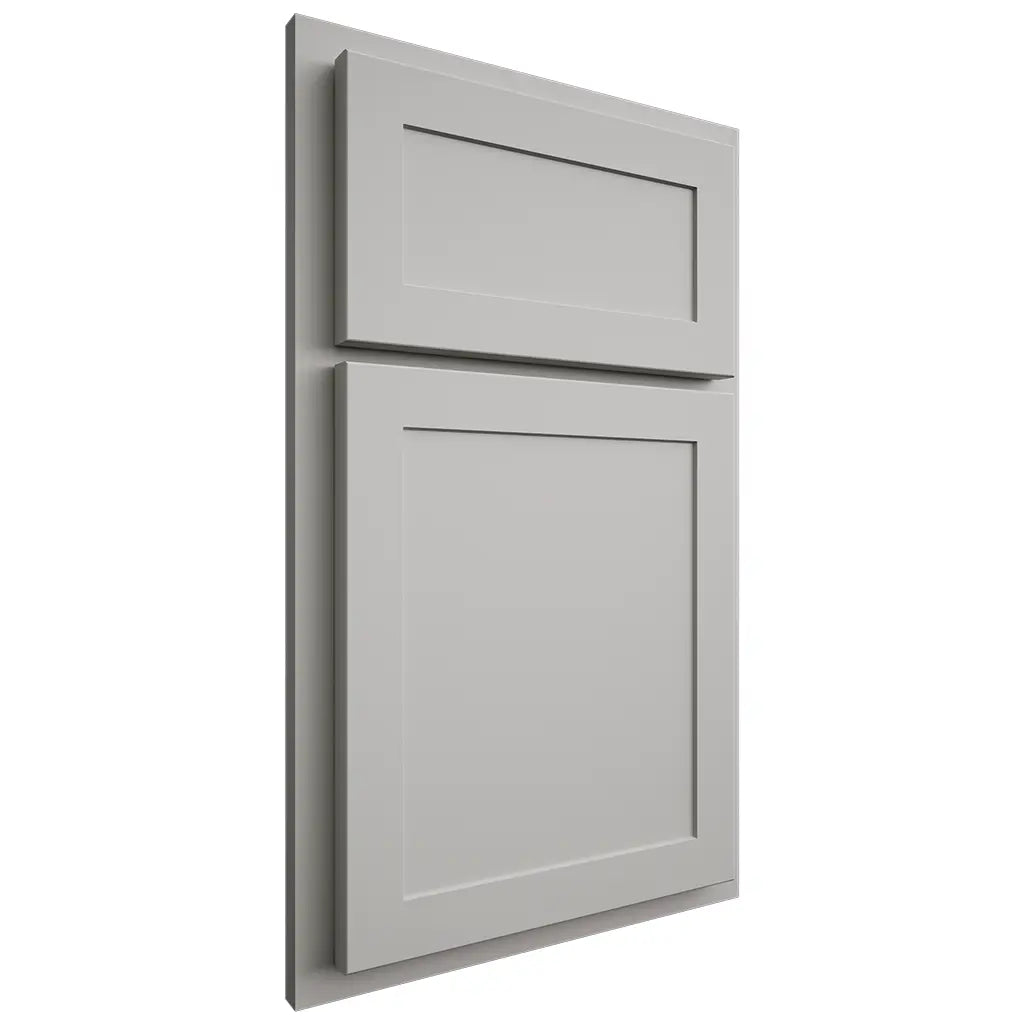 Shiloh Cabinetry Partial Overlay Malibu One Paintable Unusual Gray Door