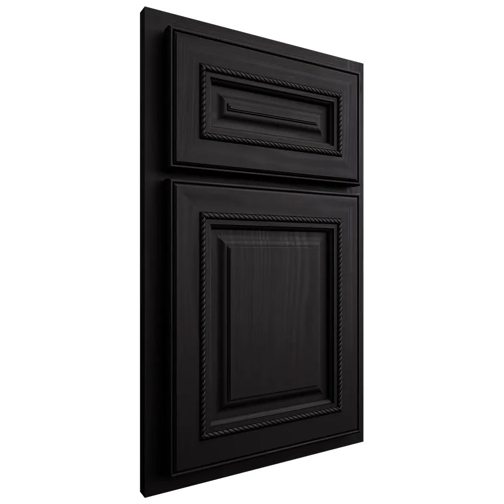 Shiloh Cabinetry Partial Overlay Manchester Cherry Plain Cut Espresso Door