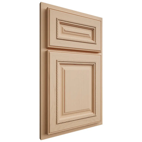 Shiloh Cabinetry Partial Overlay Manchester Maple Plain Cut Natural Door