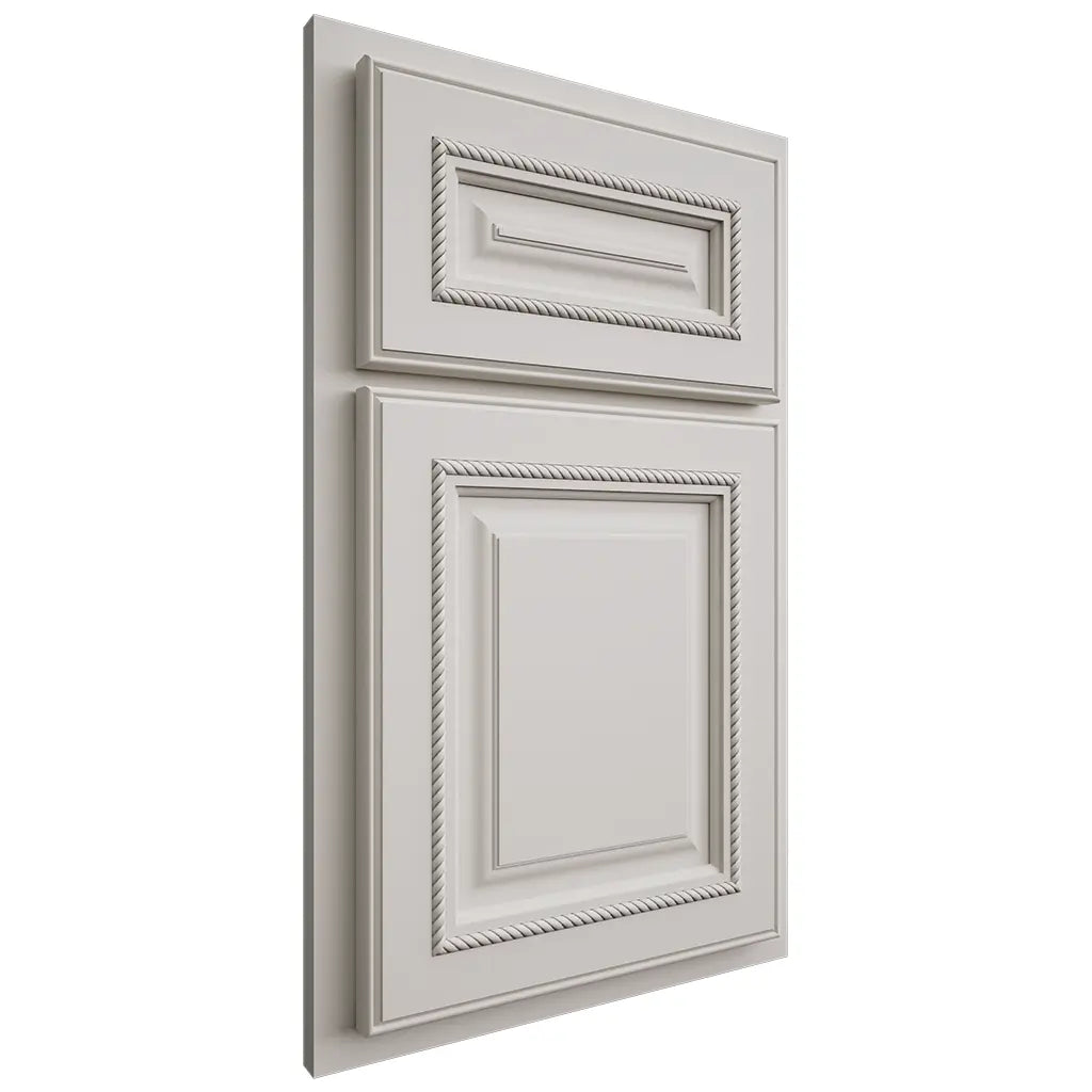 Shiloh Cabinetry Partial Overlay Manchester Paintable Beige Door