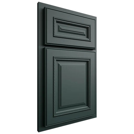 Shiloh Cabinetry Partial Overlay Manchester Paintable Billiard Green Door