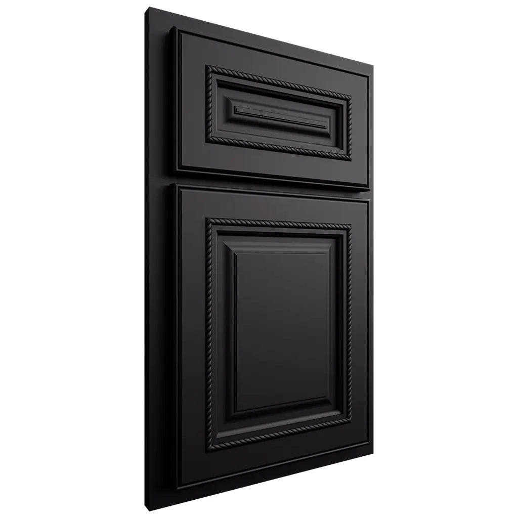 Shiloh Cabinetry Partial Overlay Manchester Paintable Black Door