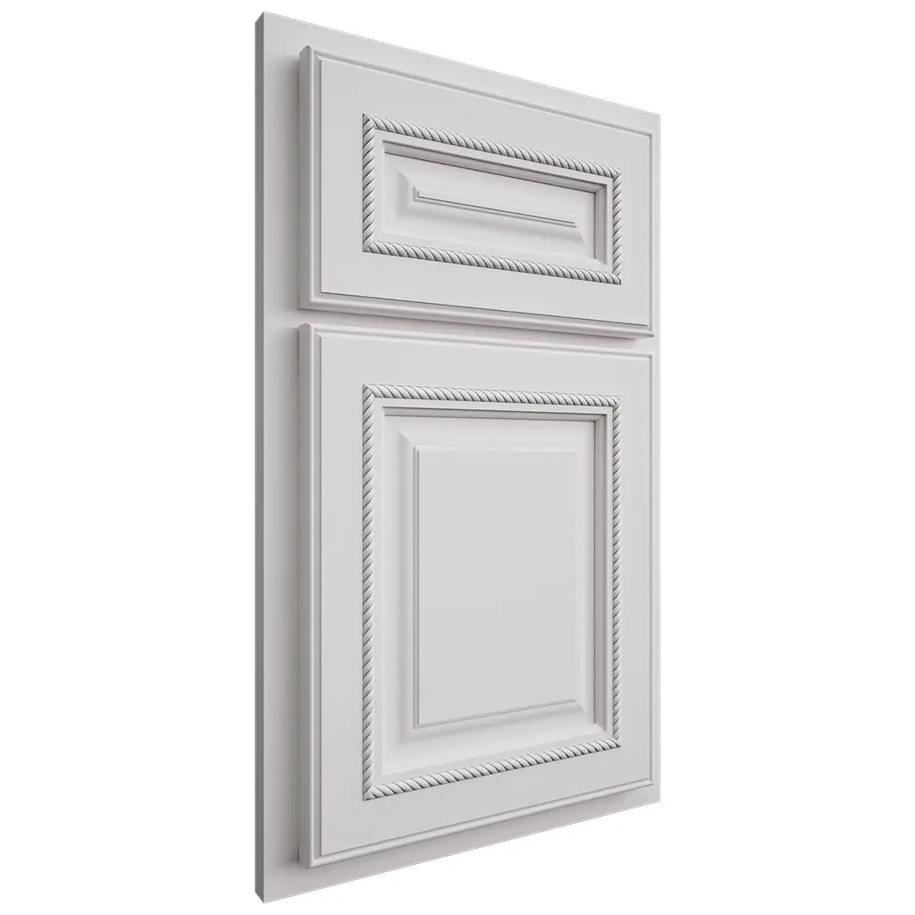 Shiloh Cabinetry Partial Overlay Manchester Paintable Polar Door