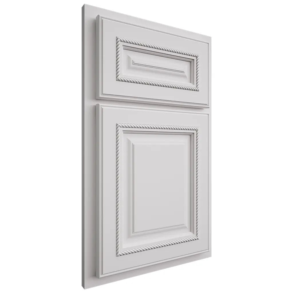 Shiloh Cabinetry Partial Overlay Manchester Paintable Pure White Door