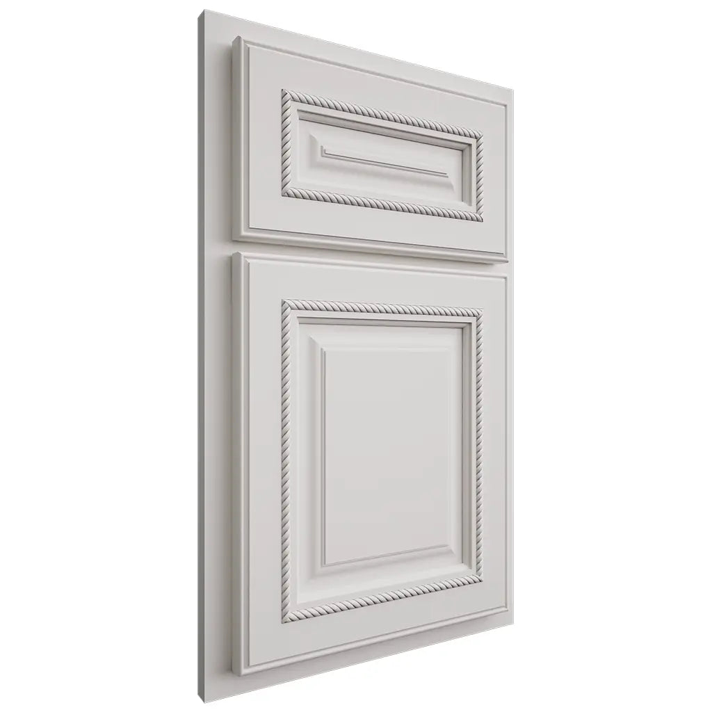 Shiloh Cabinetry Partial Overlay Manchester Paintable Soft White Door