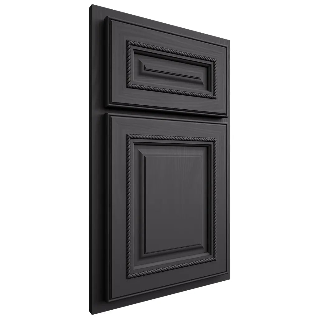 Shiloh Cabinetry Partial Overlay Manchester Poplar Plain Cut Cadet Door