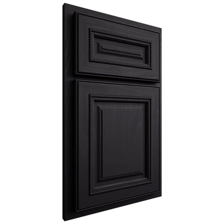Shiloh Cabinetry Partial Overlay Manchester Poplar Plain Cut Harbor Door