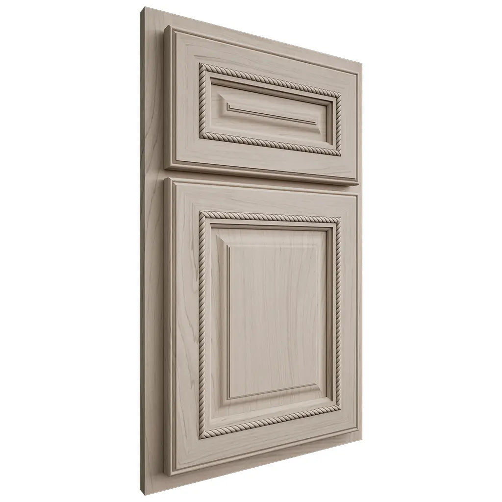 Shiloh Cabinetry Partial Overlay Manchester Poplar Plain Cut Seagull Door