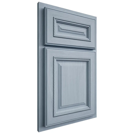 Shiloh Cabinetry Partial Overlay Manchester Poplar Plain Cut Sky Door