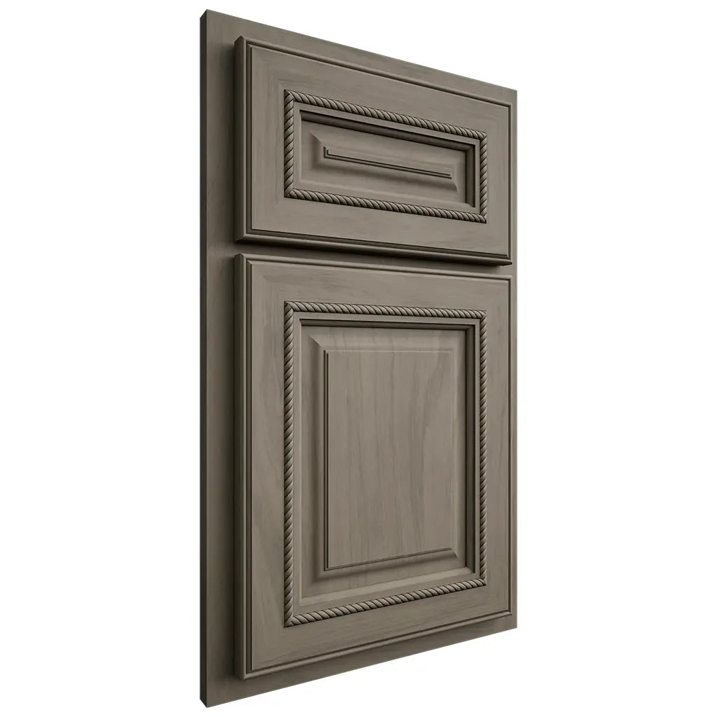 Shiloh Cabinetry Partial Overlay Manchester Poplar Plain Cut Sterling Door