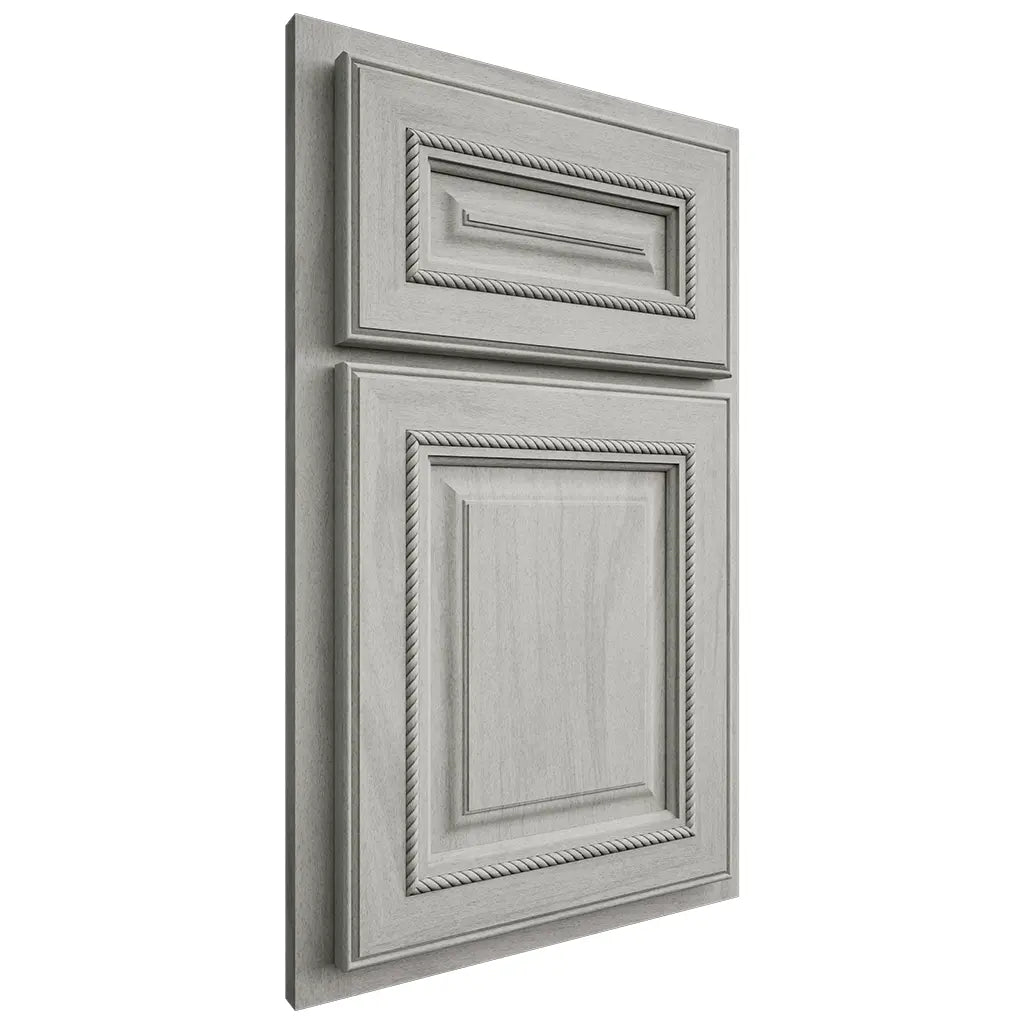 Shiloh Cabinetry Partial Overlay Manchester Poplar Plain Cut Stratus Door