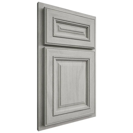 Shiloh Cabinetry Partial Overlay Manchester Poplar Plain Cut Stratus Door