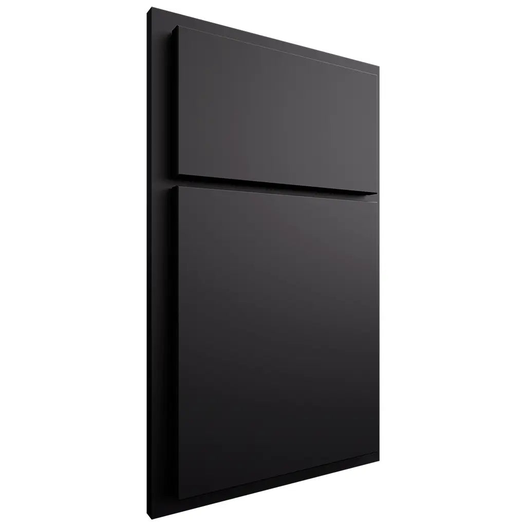 Shiloh Cabinetry Partial Overlay Metropolitan Paintable Black Door