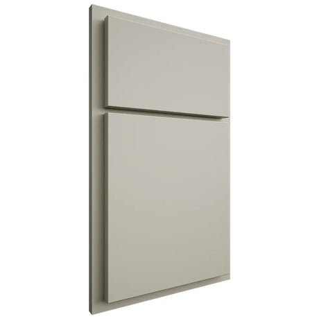 Shiloh Cabinetry Partial Overlay Metropolitan Paintable Clary Sage Door