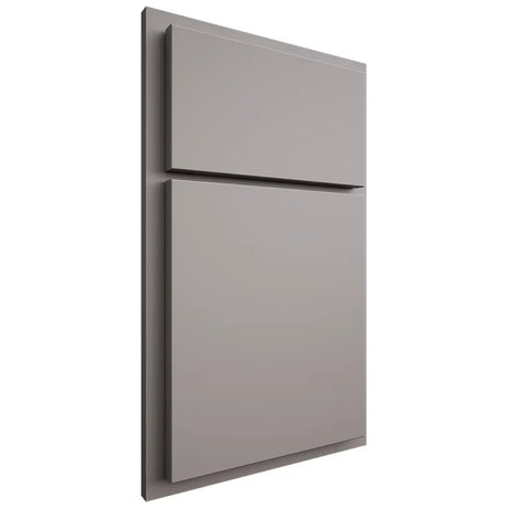 Shiloh Cabinetry Partial Overlay Metropolitan Paintable Dovetail Gray Door