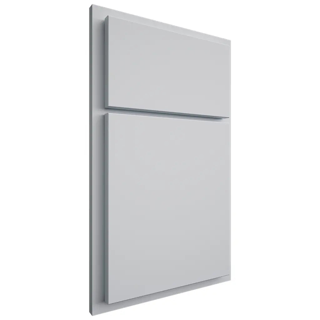 Shiloh Cabinetry Partial Overlay Metropolitan Paintable Niebla Azul Door