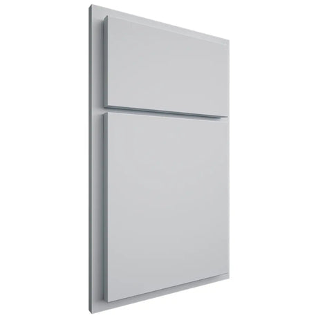 Shiloh Cabinetry Partial Overlay Metropolitan Paintable Niebla Azul Door