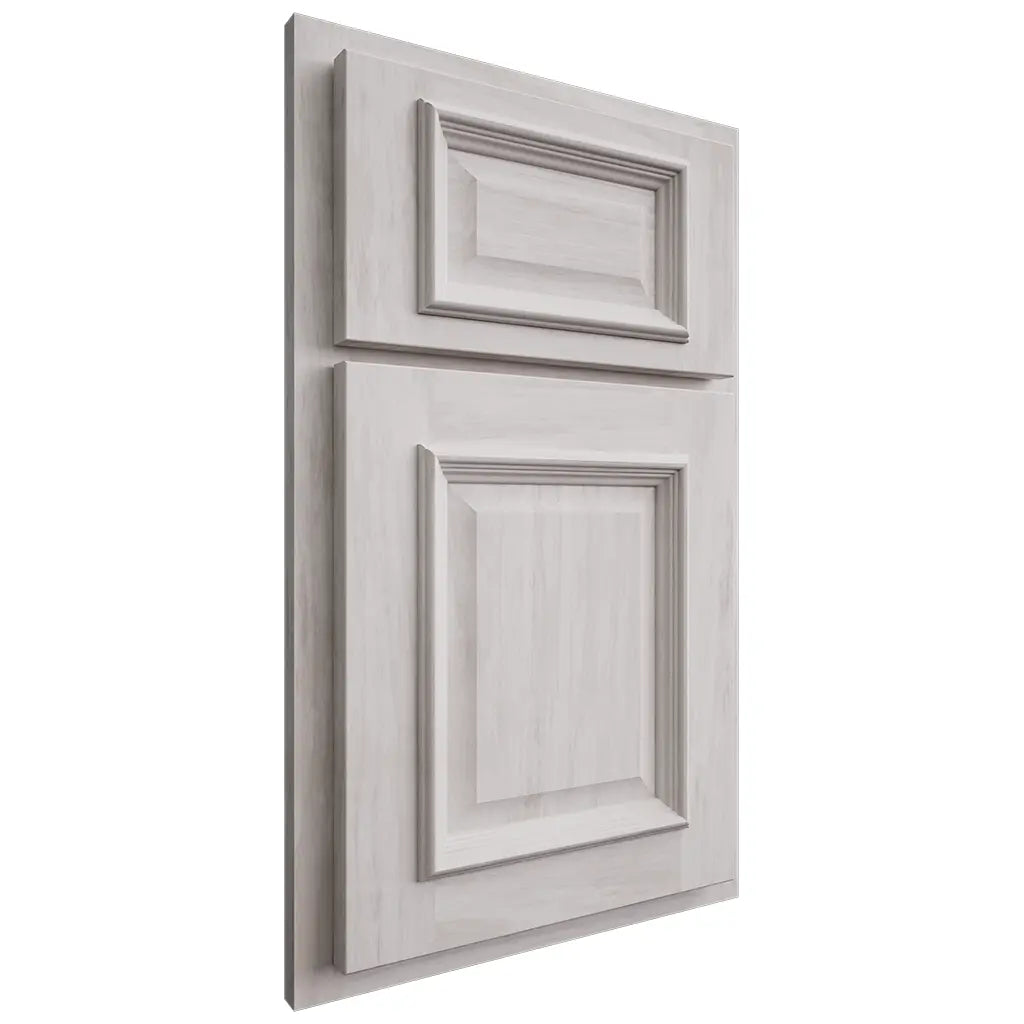Shiloh Cabinetry Partial Overlay Montgomery Alder Plain Cut Cotton Door