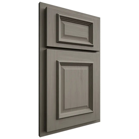 Shiloh Cabinetry Partial Overlay Montgomery Alder Plain Cut Thyme Door