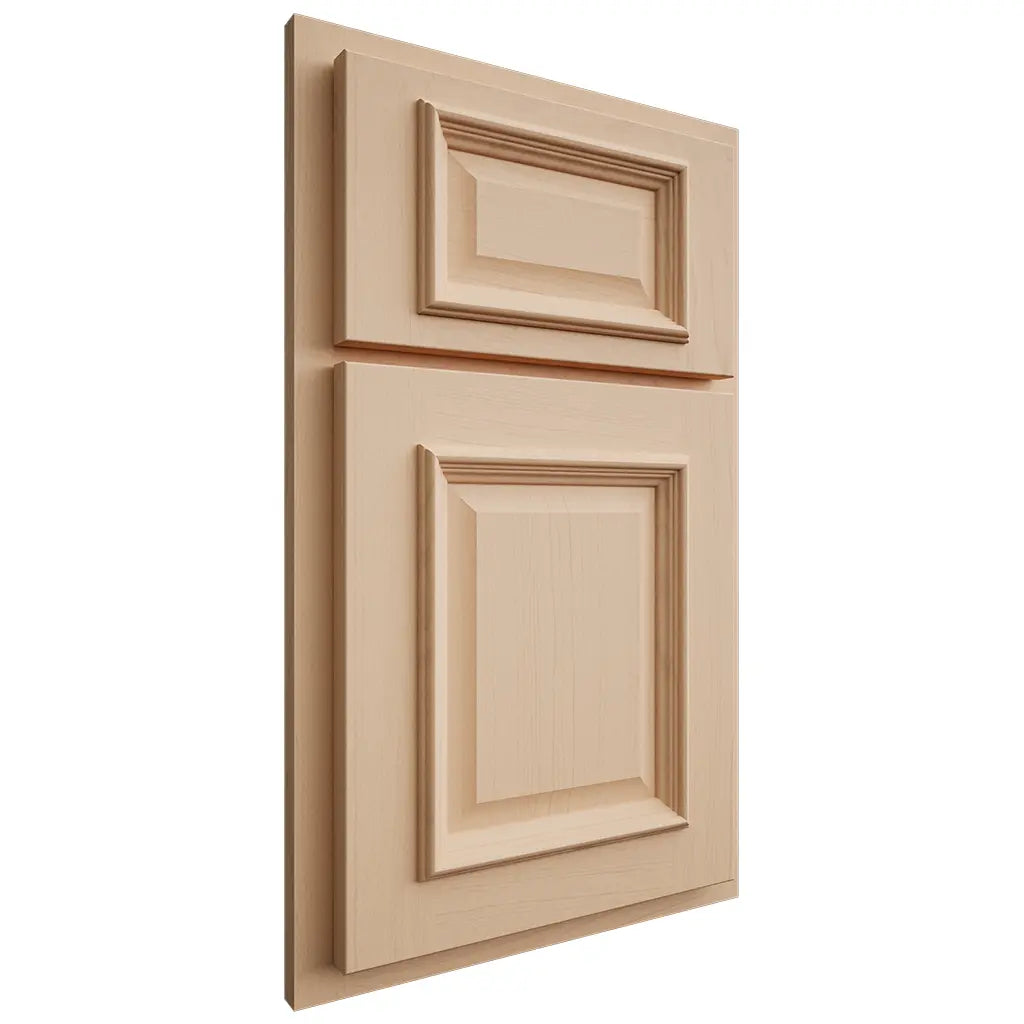 Shiloh Cabinetry Partial Overlay Montgomery Maple Plain Cut Natural Door