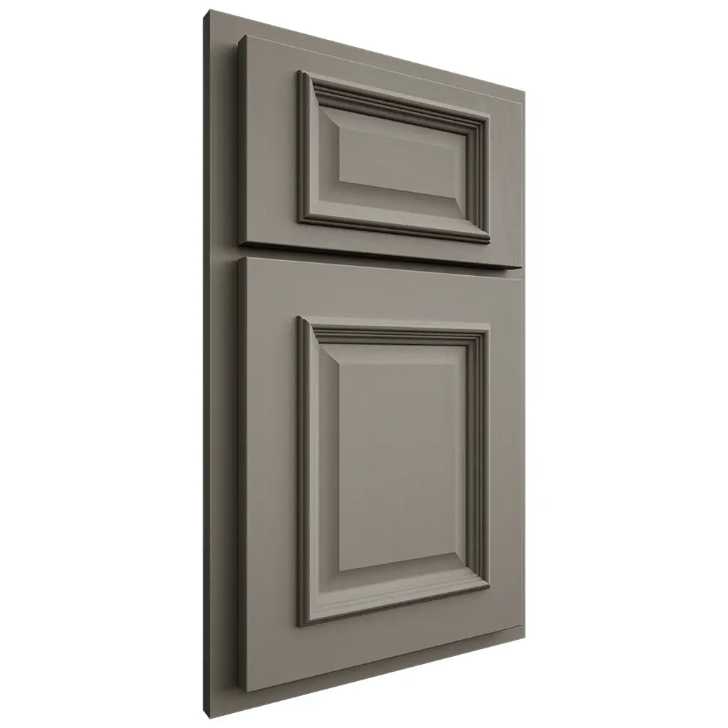Shiloh Cabinetry Partial Overlay Montgomery Maple Plain Cut Thyme Door