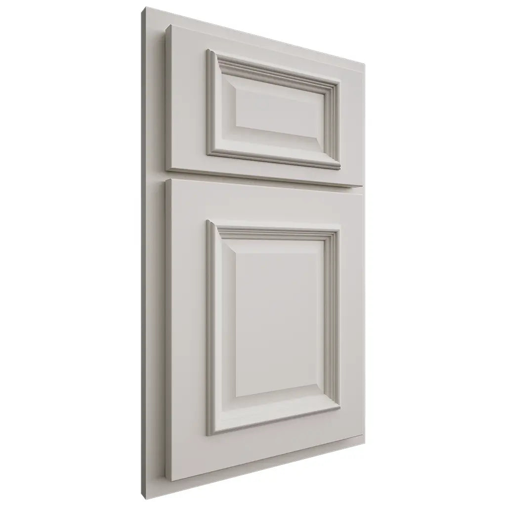 Shiloh Cabinetry Partial Overlay Montgomery Paintable Beige Door