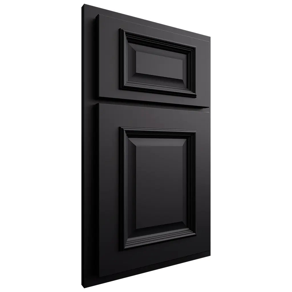 Shiloh Cabinetry Partial Overlay Montgomery Paintable Black Door