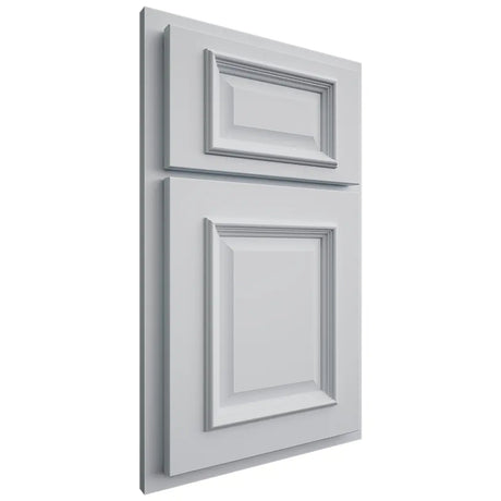 Shiloh Cabinetry Partial Overlay Montgomery Paintable Niebla Azul Door
