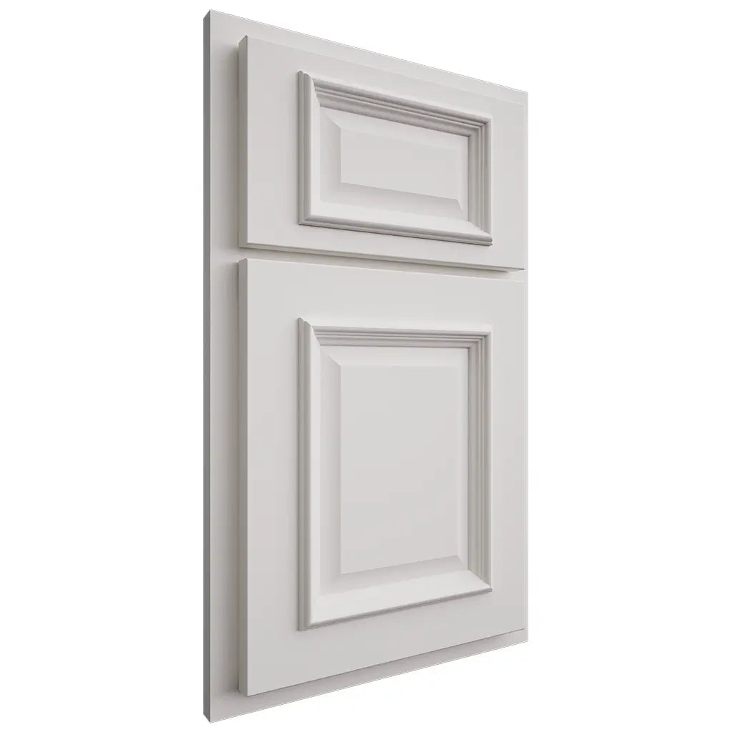 Shiloh Cabinetry Partial Overlay Montgomery Paintable Soft White Door