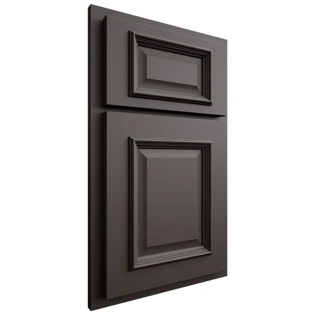 Shiloh Cabinetry Partial Overlay Montgomery Paintable Urbane Bronze Door