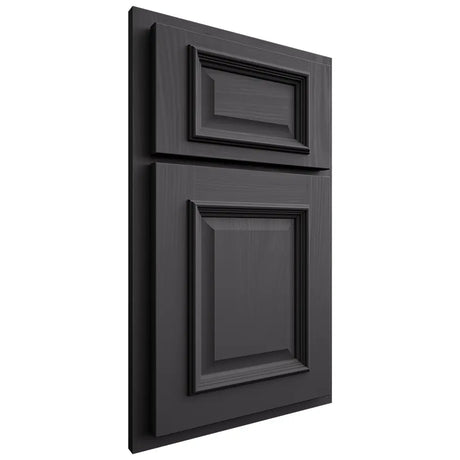 Shiloh Cabinetry Partial Overlay Montgomery Poplar Plain Cut Cadet Door