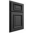 Shiloh Cabinetry Partial Overlay Montgomery Poplar Plain Cut Cadet Door
