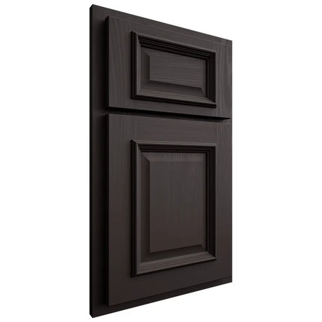 Shiloh Cabinetry Partial Overlay Montgomery Poplar Plain Cut Carbon Door