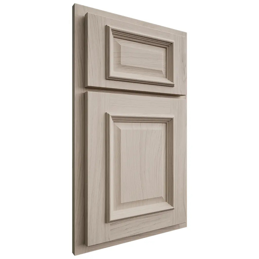 Shiloh Cabinetry Partial Overlay Montgomery Poplar Plain Cut Seagull Door